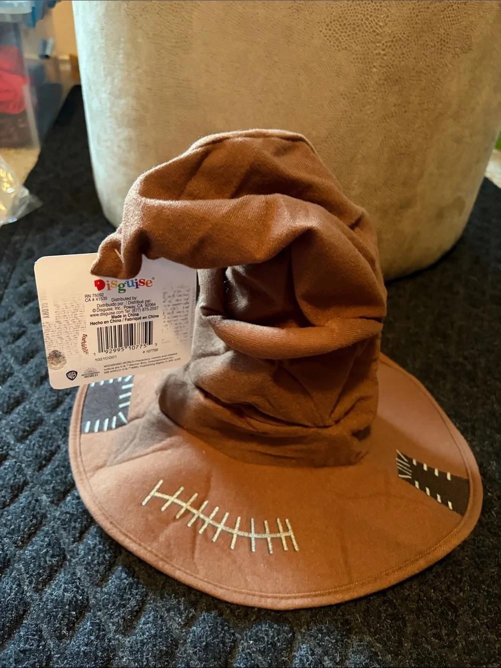 Harry Potter Hogwarts Kids Unisex Licensed Costume Wizard Sorting Hat Halloween